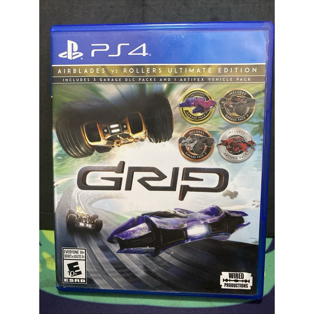 Grip: Combat Racing (PlayStation 4) CIB Nice